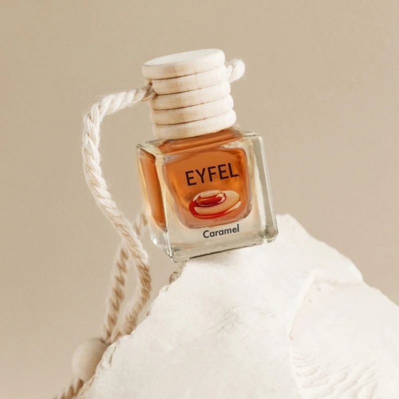 Odorizant Auto Eyfel Caramel 10 ml cu snur pentru agatare [2]
