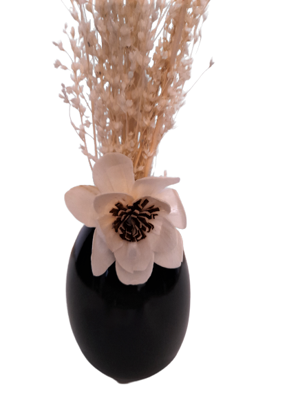 Odorizant camera cu betisoare si flori uscate in Vaza [2]