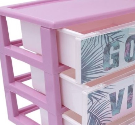 Organizator birou Good Vibes cu 3 sertare  pentru accesorii de birotica [5]