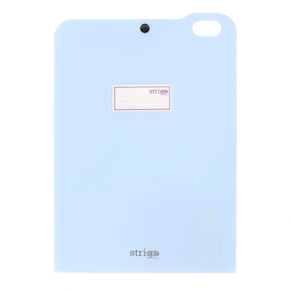 Organizator Strigo vertical A4 cu 5 separatoare, capsă – albastru [3]