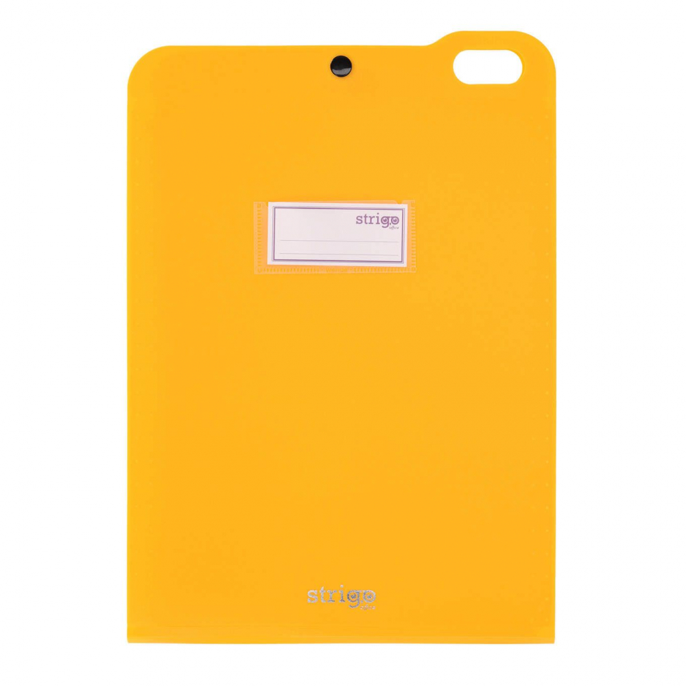 Organizator Strigo vertical A4 cu 5 separatoare, capsă – portocaliu neon [2]