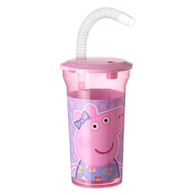 Pahar cu capac si pai pentru bauturi [2]