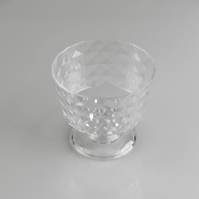 Pahar cu Picior din Plastic pentru Înghețată, 450ml [2]