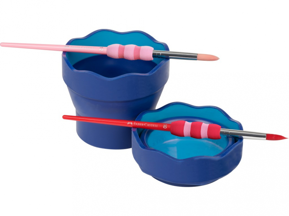 Pahar pentru pictură Click-Go, albastru – Faber-Castell [6]