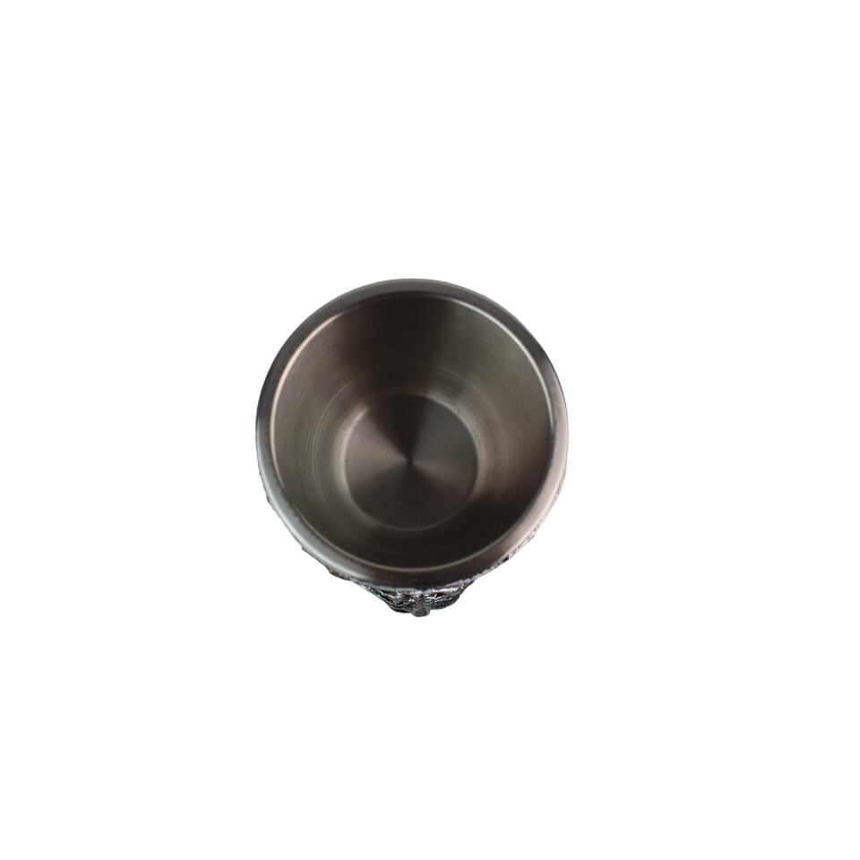 Pahar pentru vin model medieval ,lup,inox si rasina, 150 ml [4]