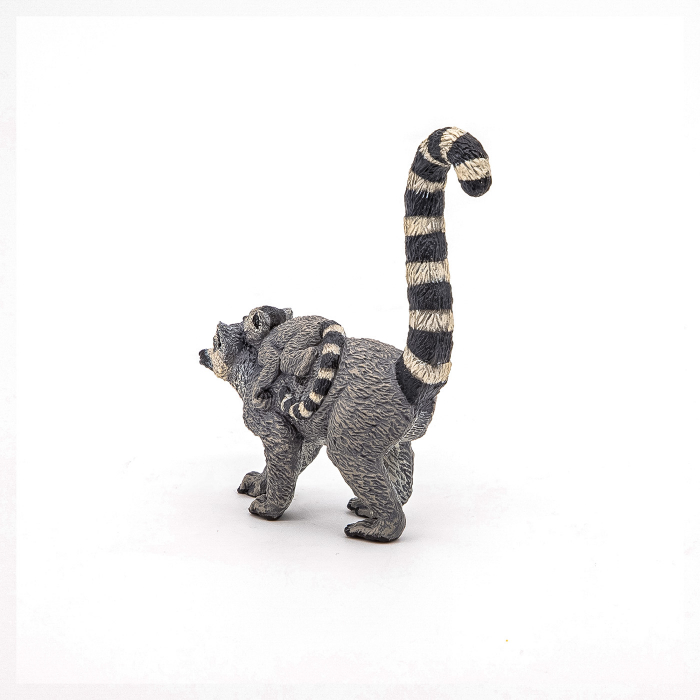 PAPO - Figurina Lemur cu Pui  [4]