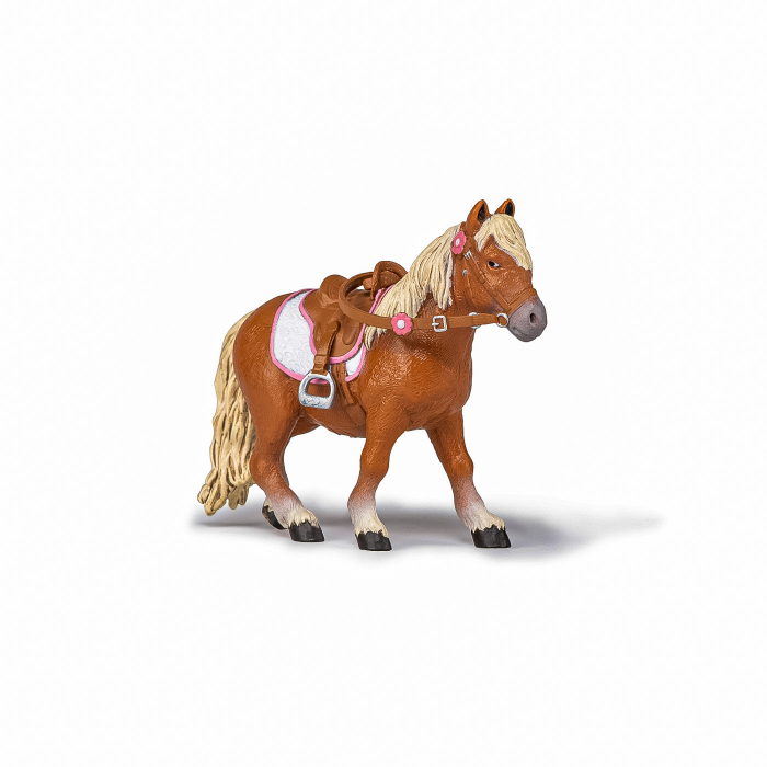Papo - Figurină Ponei Shetland cu Șa  [4]