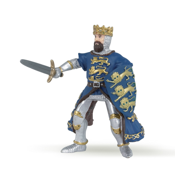 Papo - figurina regele richard albastru