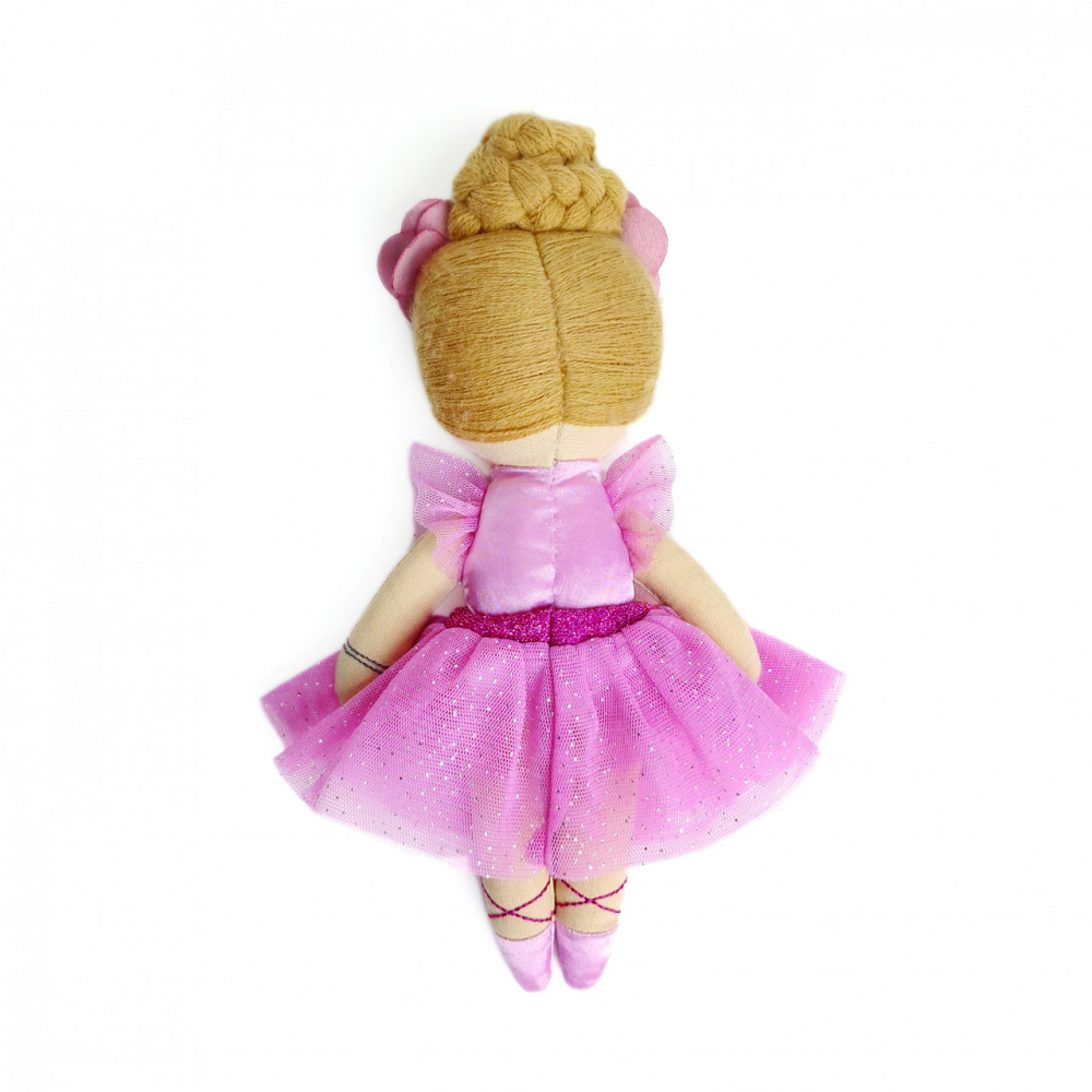 Papusa balerina Carmen cu rochita si fundita,20 cm [3]