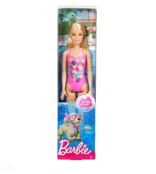 Papusa Barbie Beach- Diverse modele, 32 cm