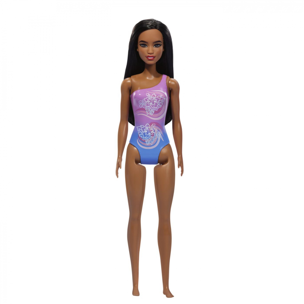 PAPUSA BARBIE BRUNETA CU COSTUM DE BAIE IN DOUA CULORI [4]