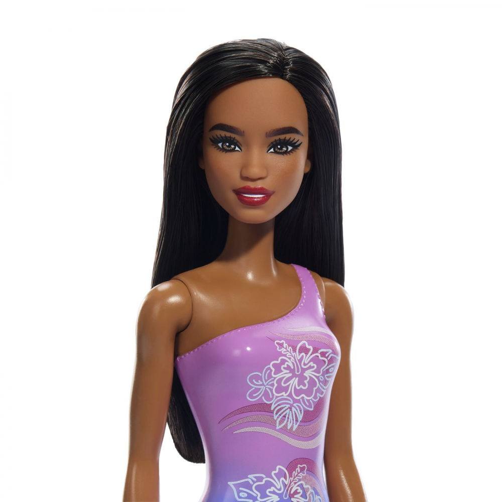PAPUSA BARBIE BRUNETA CU COSTUM DE BAIE IN DOUA CULORI [5]