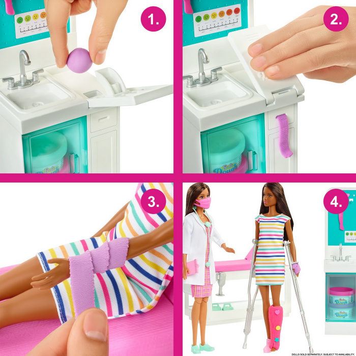 Papusa barbie cariere set de joaca doctor ortoped [3]