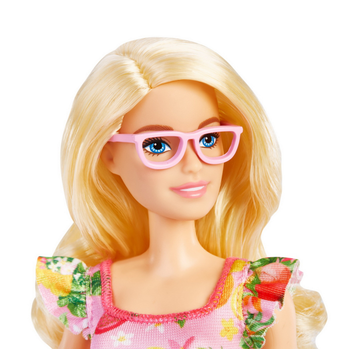 Papusa barbie fashionista blonda cu ochelari [7]