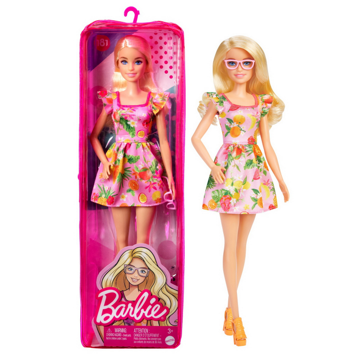 Papusa barbie fashionista blonda cu ochelari [8]