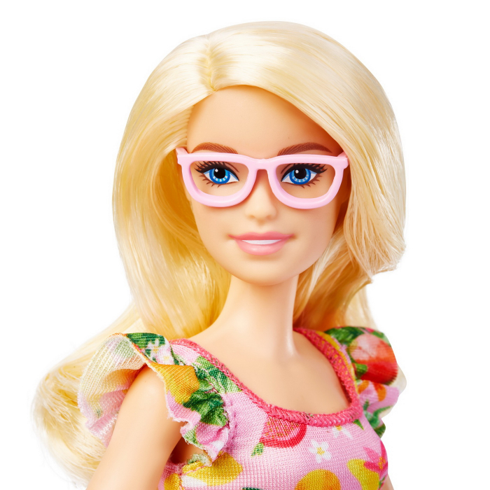 Papusa barbie fashionista blonda cu ochelari [6]