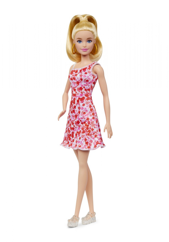 Papusa Barbie Fashionista Blonda Cu Parul Prins In Coada [4]