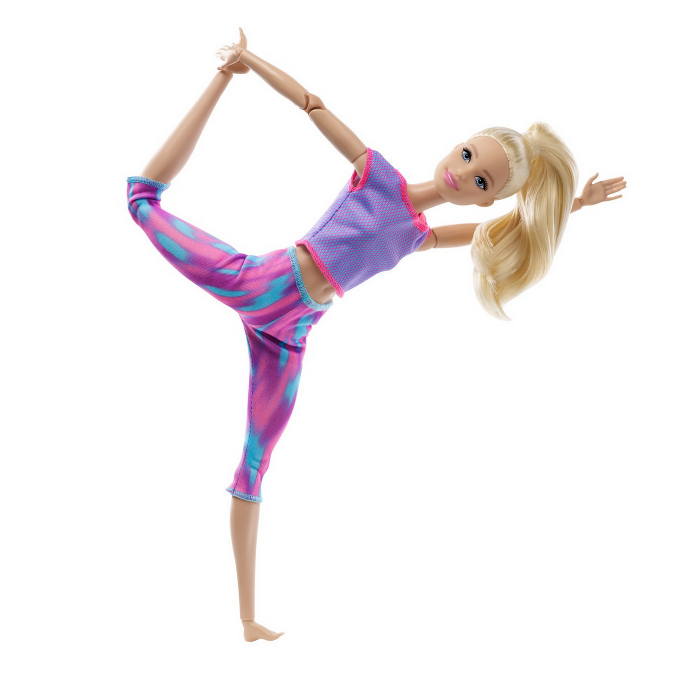 Papusa Barbie Made to Move Blondă  [6]