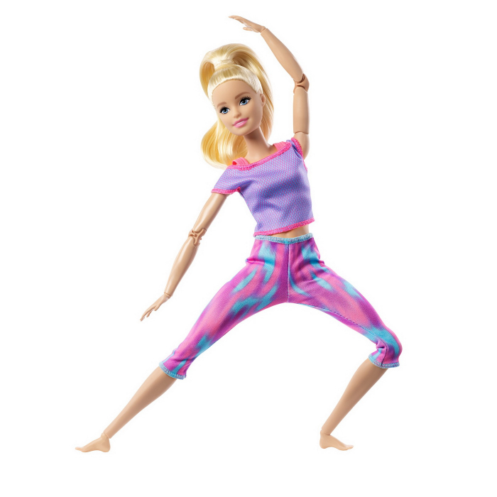 Papusa Barbie Made to Move Blondă  [4]