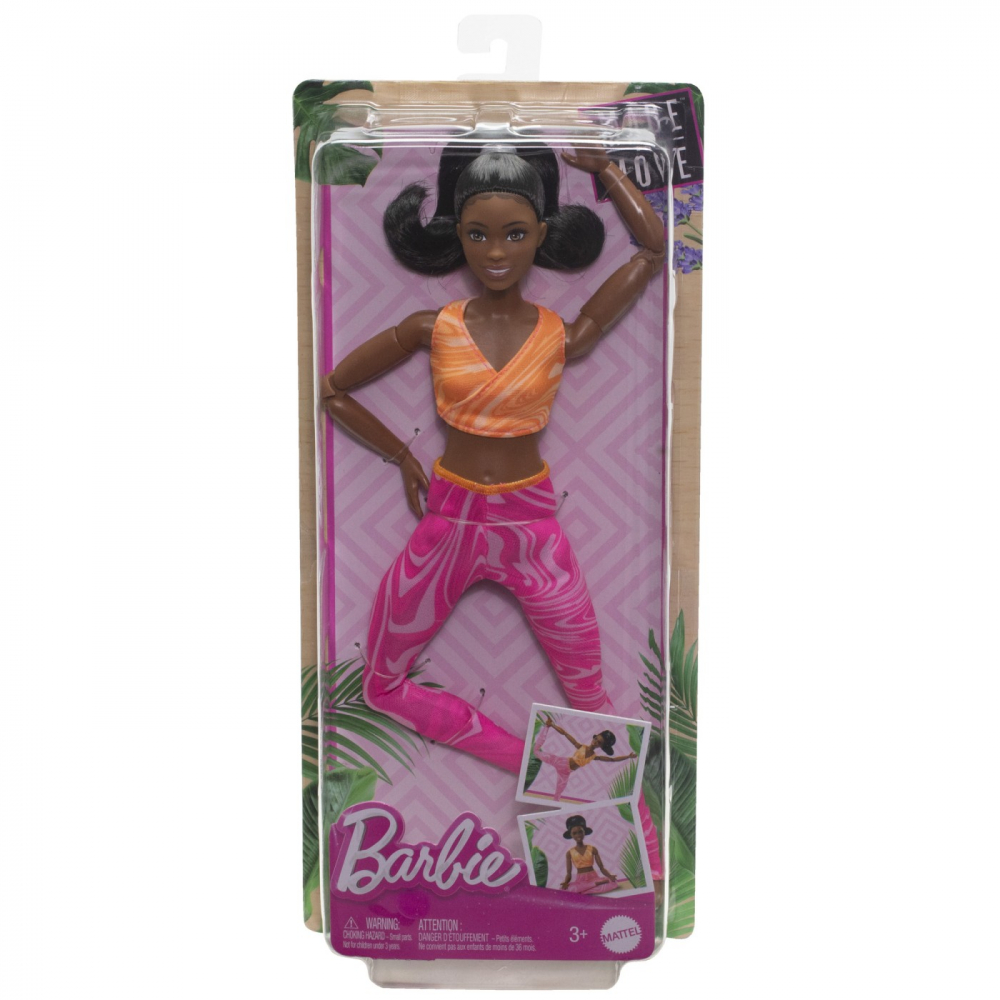 PAPUSA BARBIE MADE TO MOVE CREOLA CU TOP PORTOCALIU [1]
