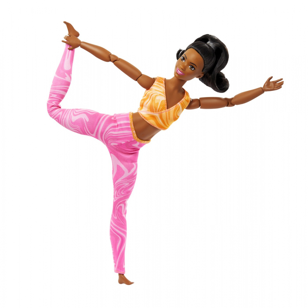 PAPUSA BARBIE MADE TO MOVE CREOLA CU TOP PORTOCALIU [4]