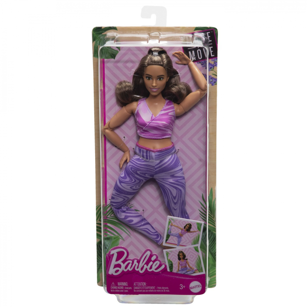 PAPUSA BARBIE MADE TO MOVE SATENA CU TOP ROZ [1]