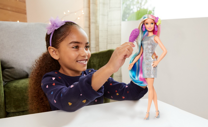 Papusa Barbie Set de Joaca Părul Strălucitor  [4]