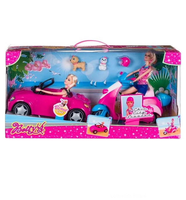 Papusa Betty- Set de joaca La plimbare cu prietenii [5]