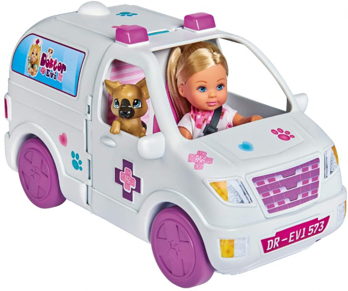 Papusa Evi Veterinar cu Rulotă Accesorizată  [6]