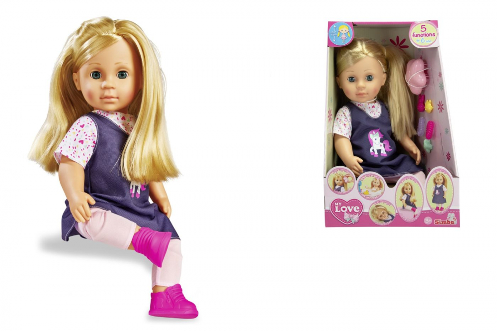 PAPUSA MY LOVE INTERACTIVA CU ACCESORII 43CM [2]