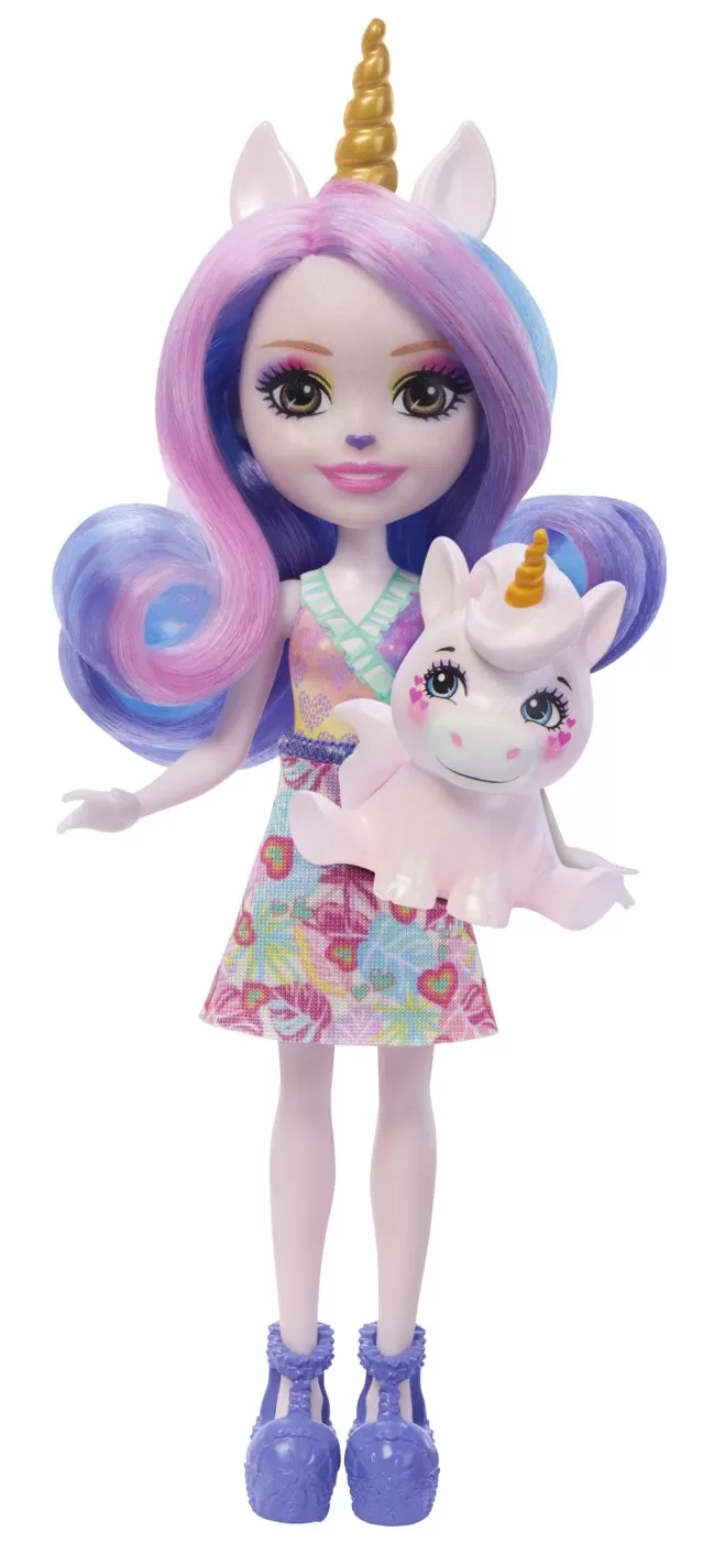 Papusa Pacifica si animalutul Ulia Unicorn Enchantimals,20 cm [2]