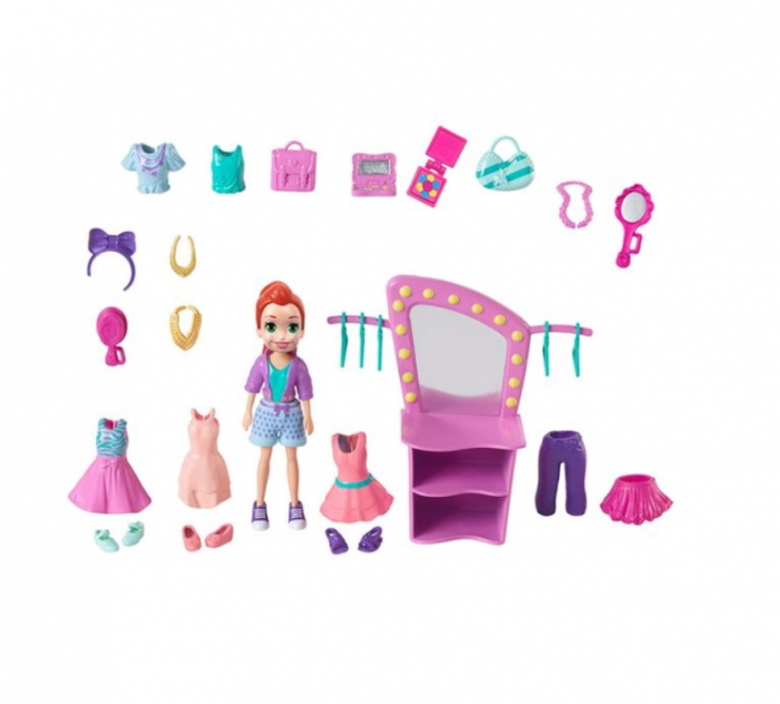 Papusa Polly Pocket cu haine si accesorii incluse [2]