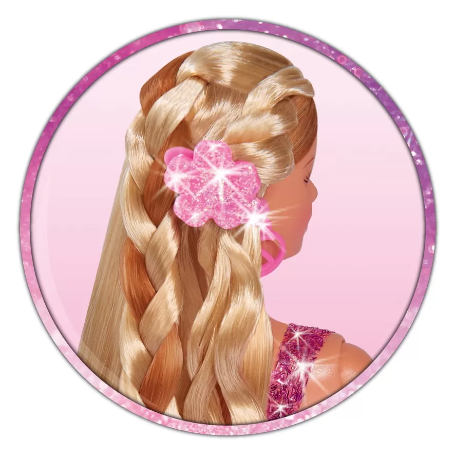 Papusa Steffi Hair Stylist cu accesorii par  incluse, 29 cm [4]