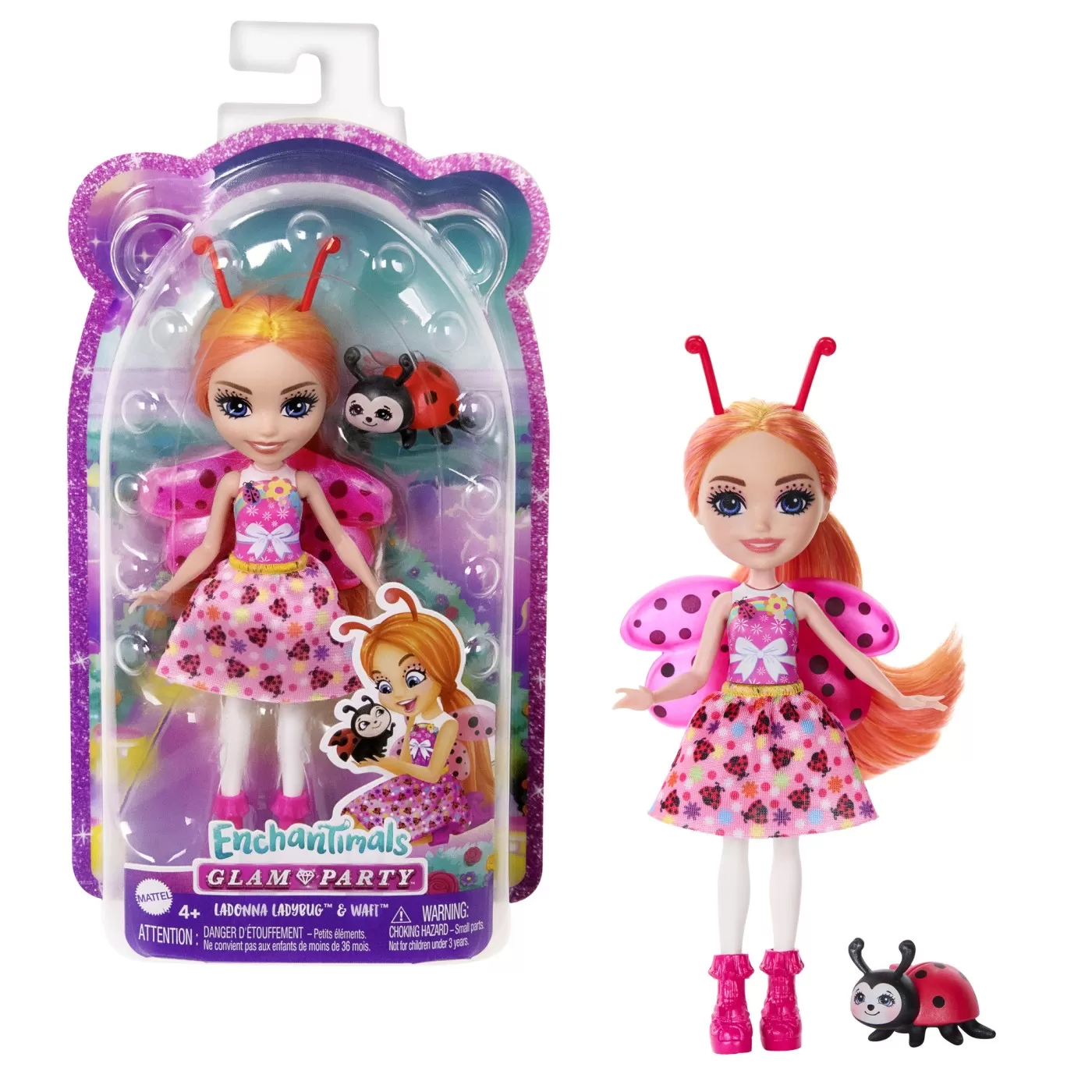 Papusa Waft si animalutul Ladonna Ladybug Enchantimals [7]