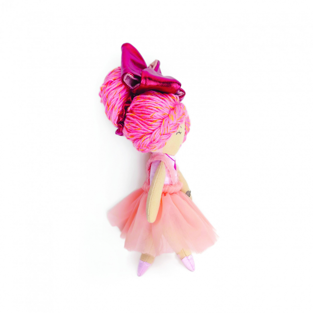 Papusa zana Aelia cu rochita si accesoriu pentru par,20 cm [3]
