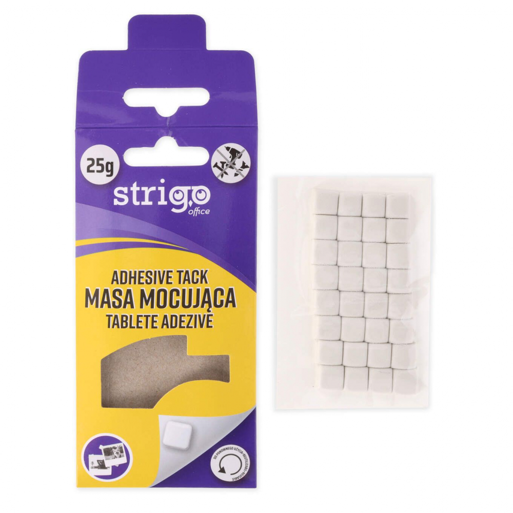 Pastile adezive Strigo, 25 g, alb,32 bucati/set [2]
