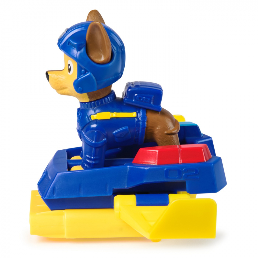 PATRULA CATELUSILOR ACTION PUPS SET VEHICUL DE SALVARE HOVERBOARD SI FIGURINA CHASE 5 CM [5]