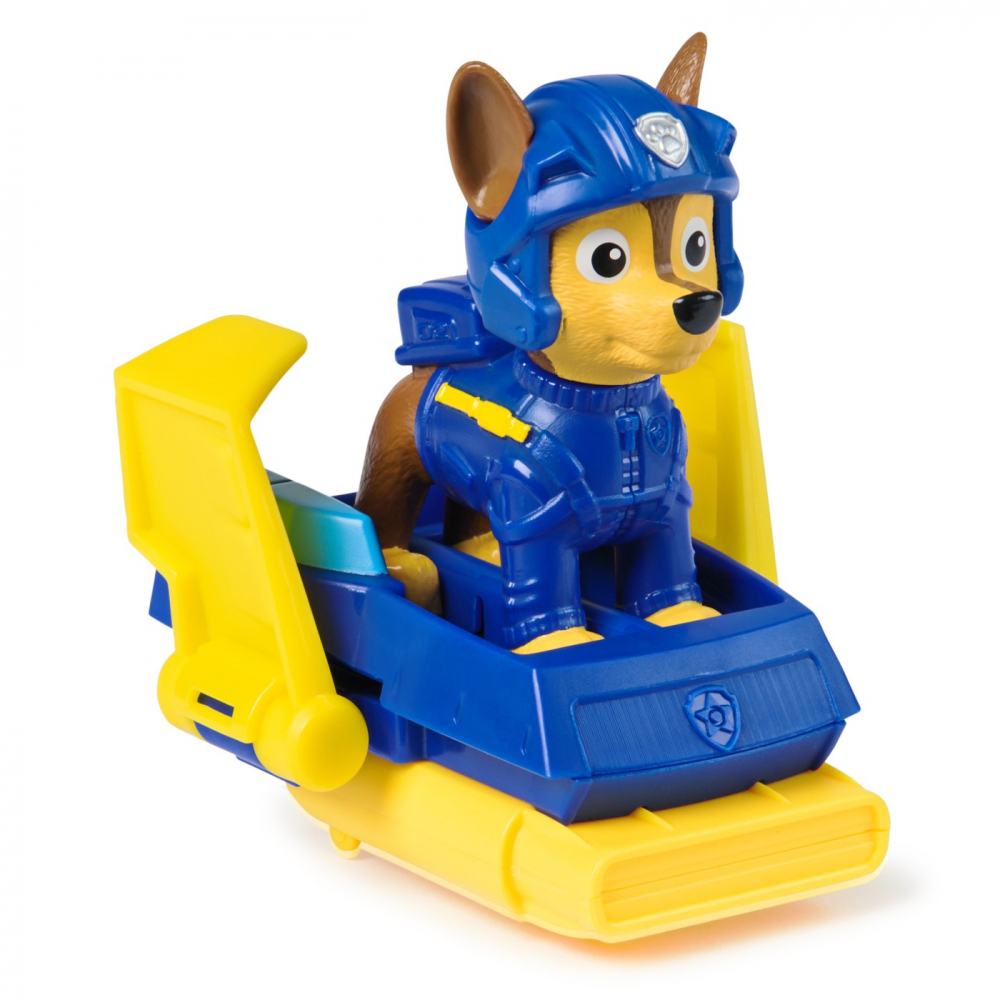 PATRULA CATELUSILOR ACTION PUPS SET VEHICUL DE SALVARE HOVERBOARD SI FIGURINA CHASE 5 CM [6]