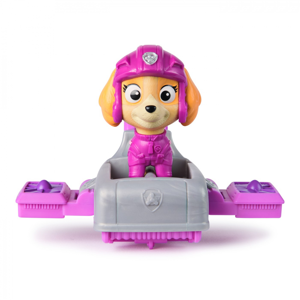 PATRULA CATELUSILOR ACTION PUPS SET VEHICUL DE SALVARE HOVERBOARD SI FIGURINA SKYE 5 CM [5]