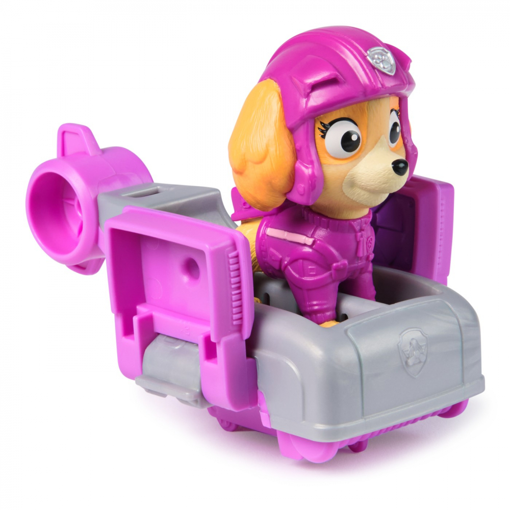 PATRULA CATELUSILOR ACTION PUPS SET VEHICUL DE SALVARE HOVERBOARD SI FIGURINA SKYE 5 CM [6]