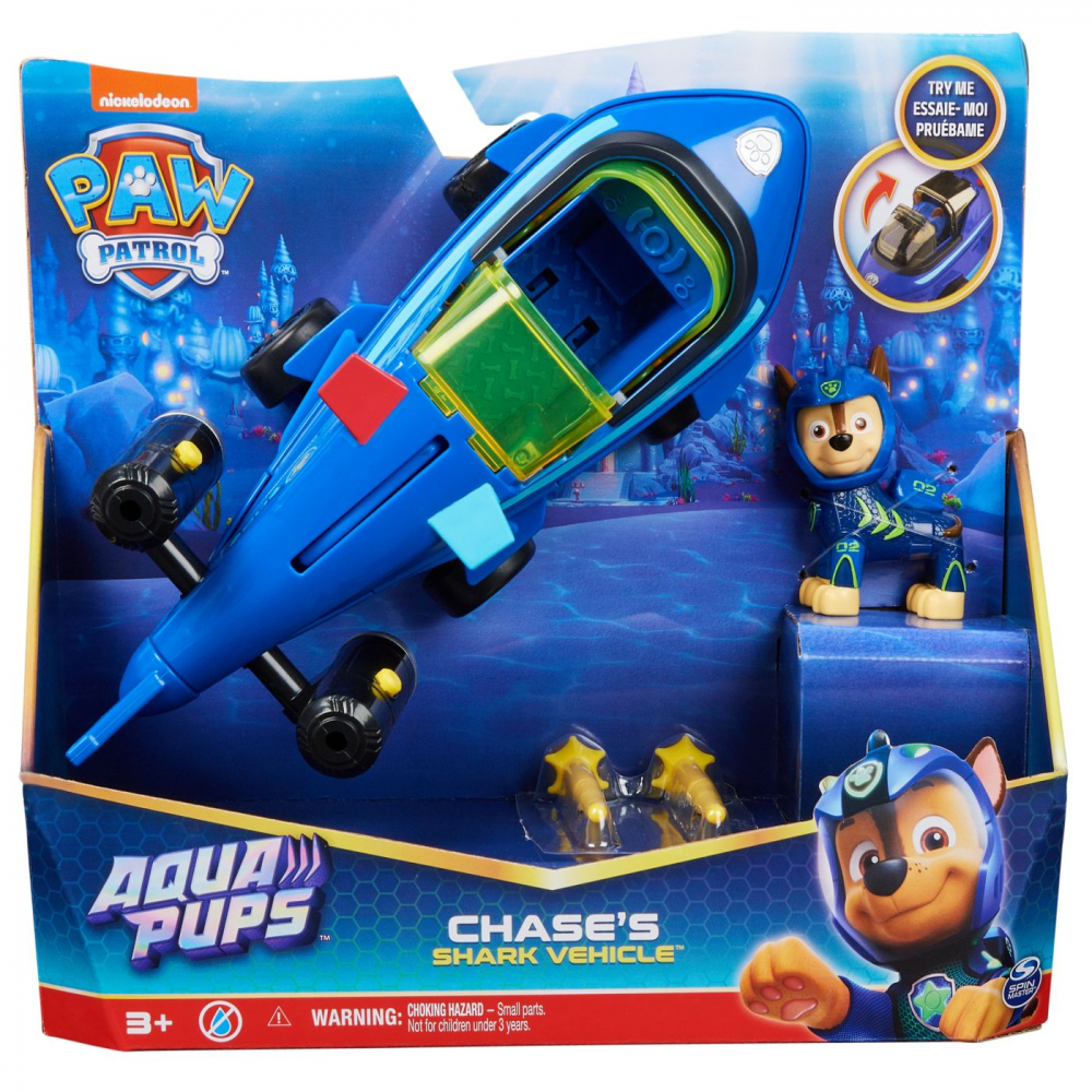 PATRULA CATELUSILOR AQUA PUPS CHASE SI VEHICULUL DE SALVARE RECHIN [1]
