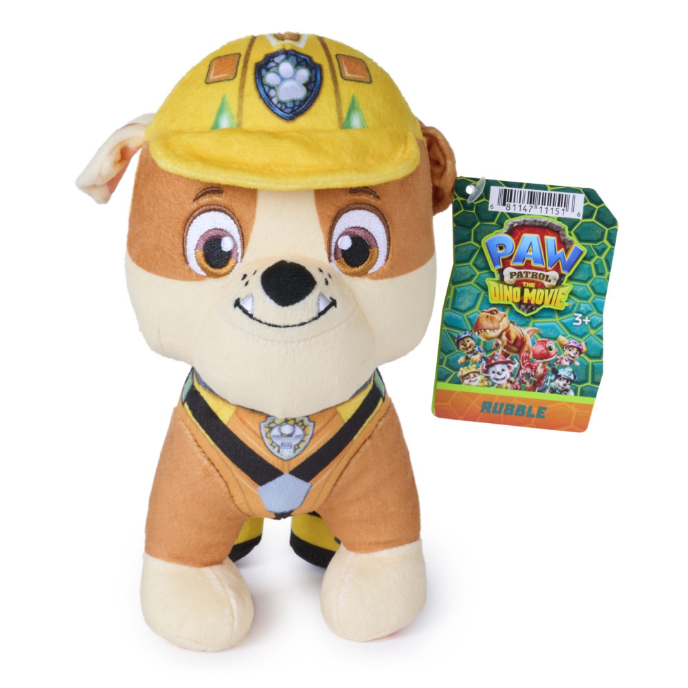 PATRULA CATELUSILOR FILMUL CU DINOZAURI PUP PALS FIGURINA DE PLUS RUBBLE [2]