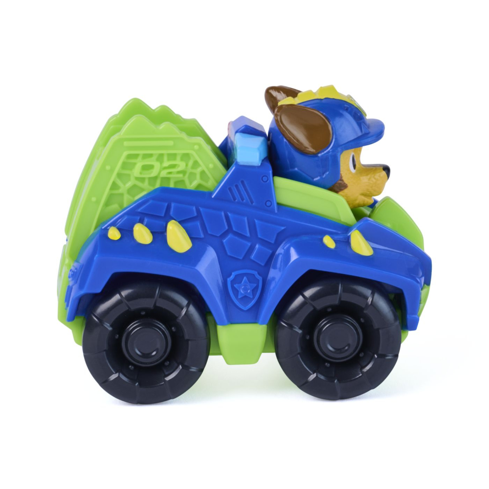 PATRULA CATELUSILOR FILMUL CU DINOZAURI PUP SQUAD RACERS VEHICUL CU FIGURINA CHASE 6.5CM [3]