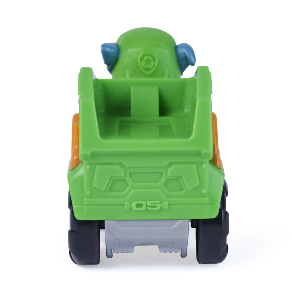 PATRULA CATELUSILOR FILMUL CU DINOZAURI PUP SQUAD RACERS VEHICUL CU FIGURINA ROCKY 6.5CM [5]