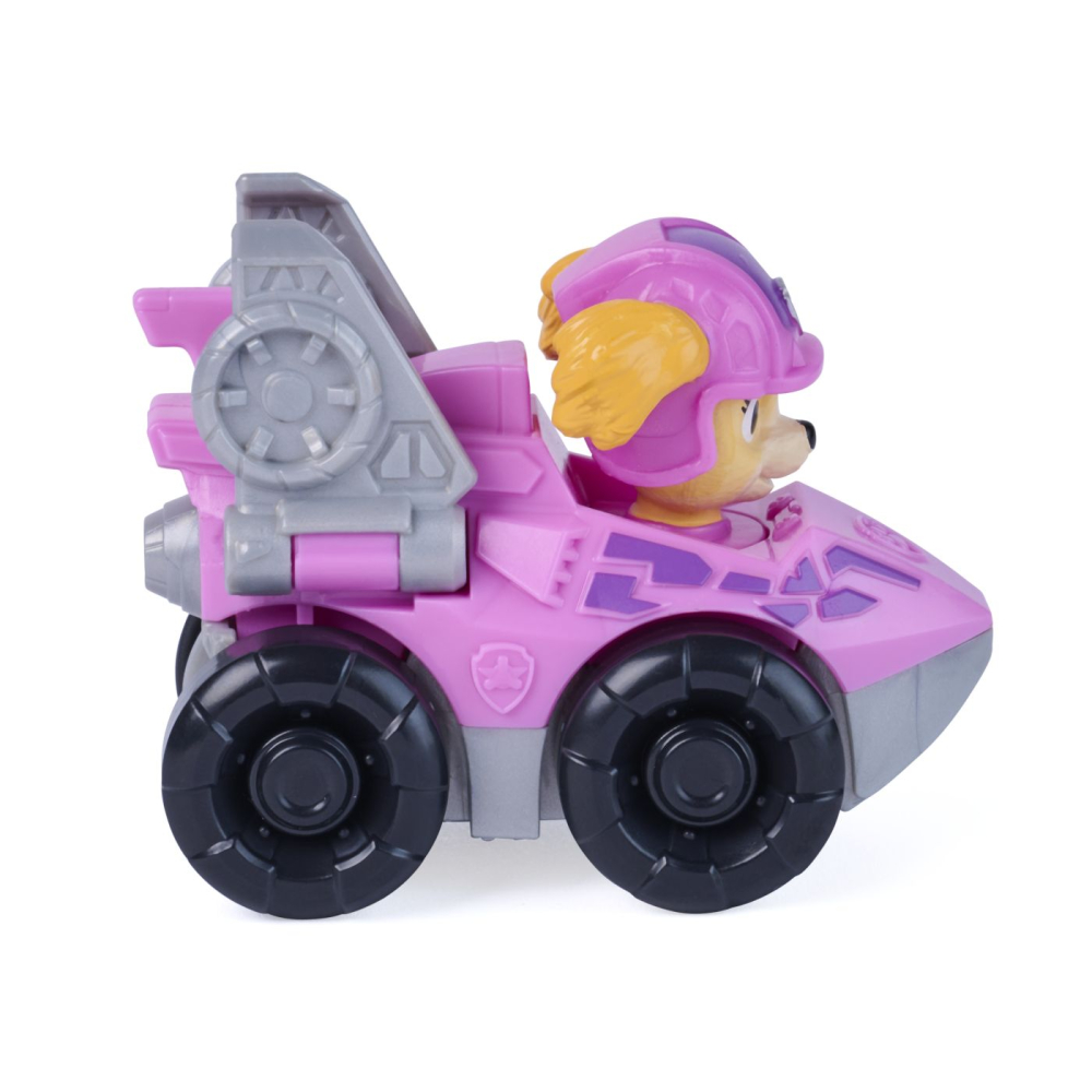 PATRULA CATELUSILOR FILMUL CU DINOZAURI PUP SQUAD RACERS VEHICUL CU FIGURINA SKYE 6.5CM [3]