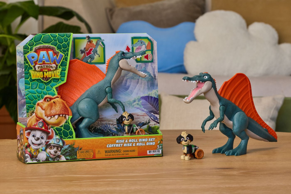 PATRULA CATELUSILOR FILMUL CU DINOZAURI SET DE JOACA DINO RISE AND ROLL CU FIGURINA [2]