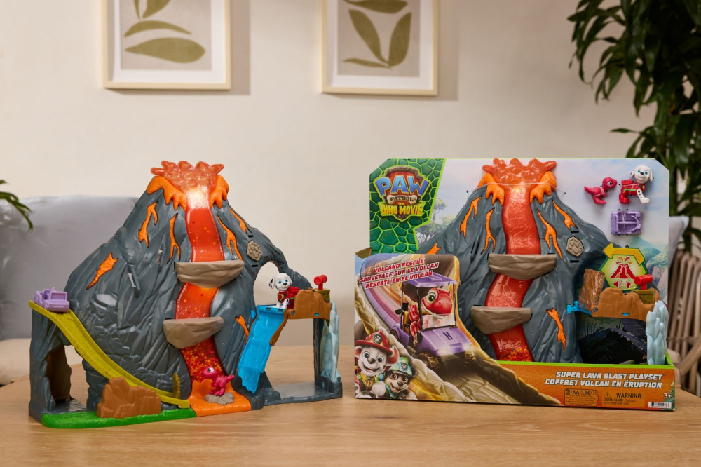 PATRULA CATELUSILOR FILMUL CU DINOZAURI SET SUPER EXPLOZIE DE LAVA [2]