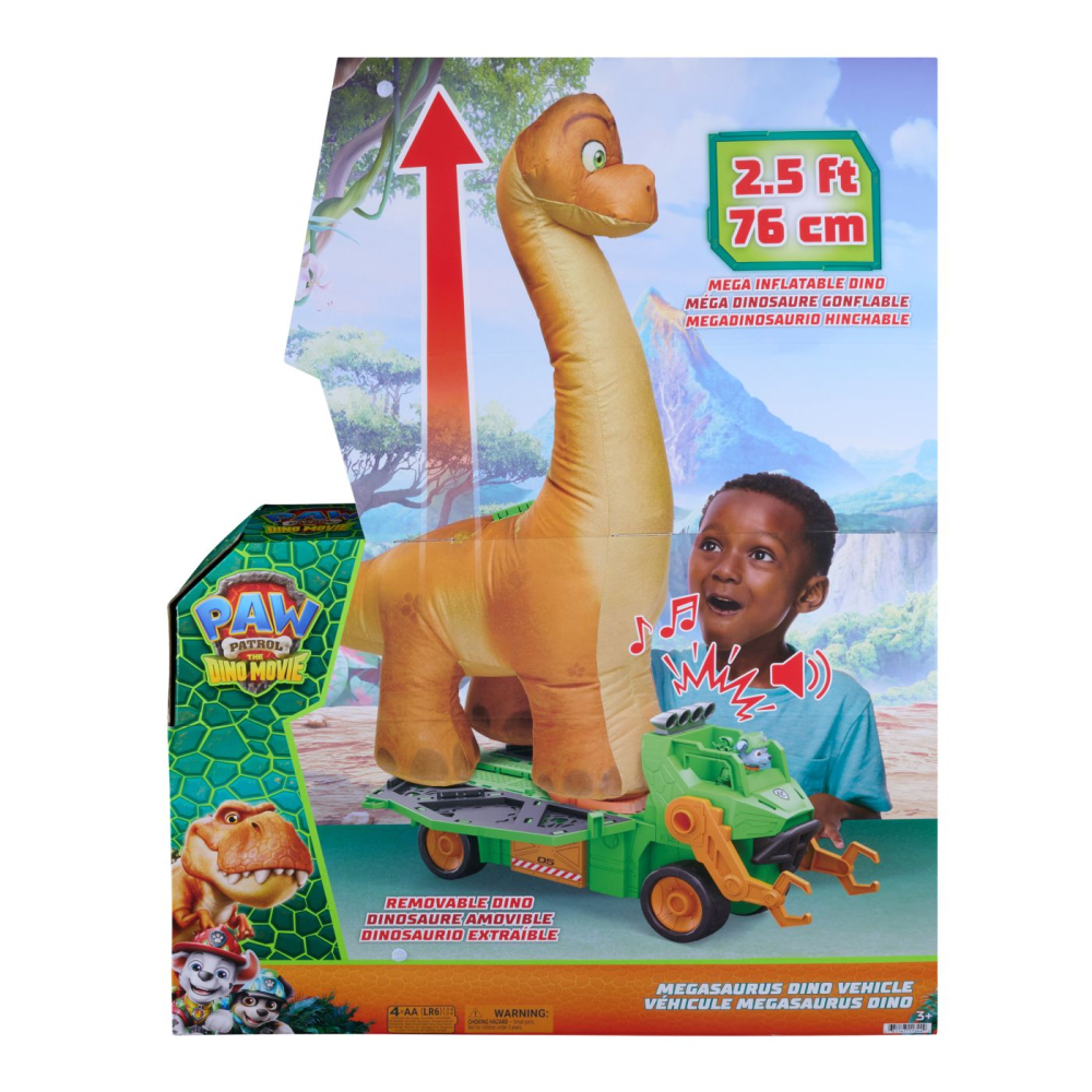 PATRULA CATELUSILOR FILMUL CU DINOZAURI VEHICUL MEGASAURUS DINO 76CM [2]