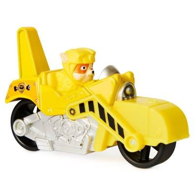 PATRULA CATELUSILOR MACHETA METALICA RUBBLE CU MOTOCICLETA [2]