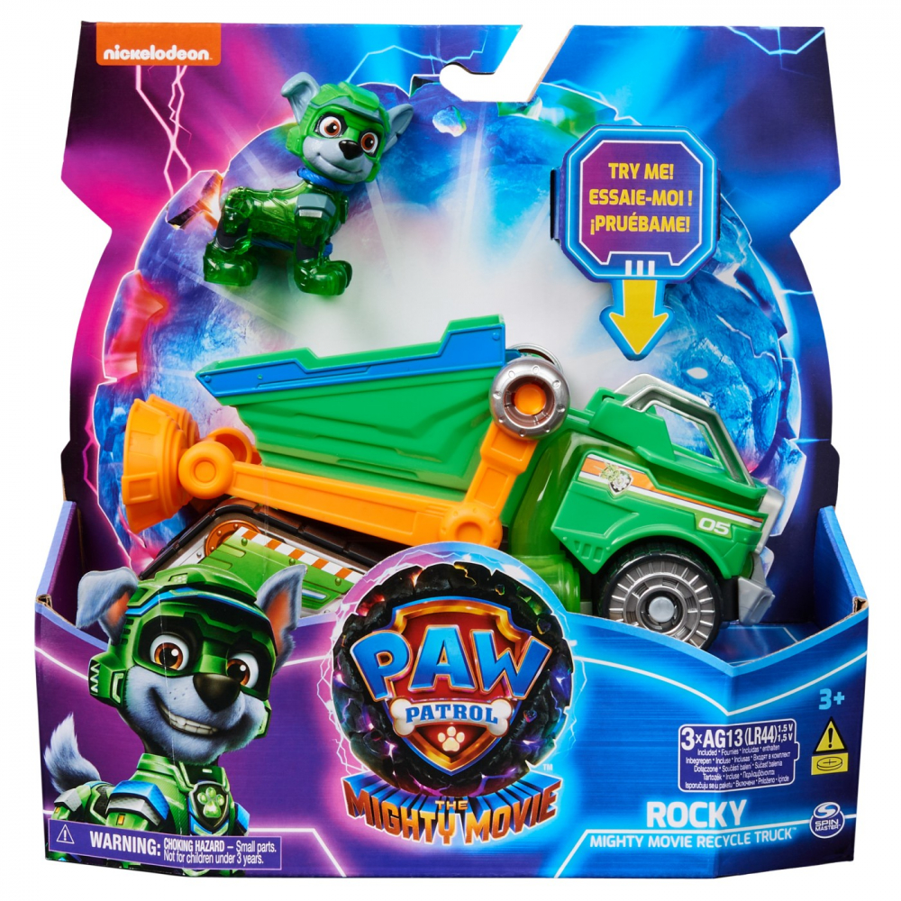 PATRULA CATELUSILOR MIGHTY MOVIE CAMION DE RECICLARE ROCKY [1]